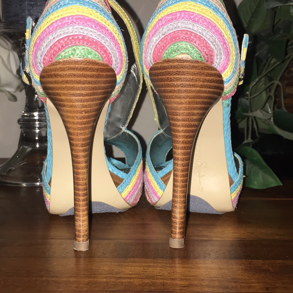 Report signature peep toe sandals with platform - Picture 5 of 5